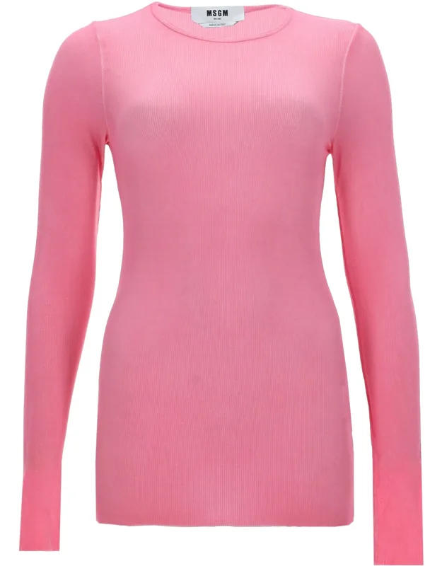 Msgm T-shirt In Viscosa