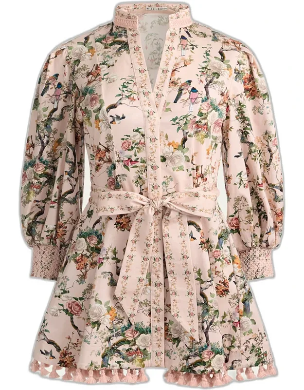 Belted Mini Shirtdress