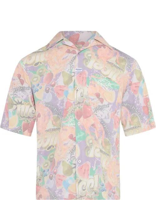 Fruit-print Short-sleeve Shirt