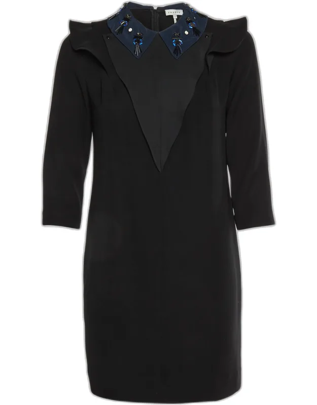 Embellished Collar Dress