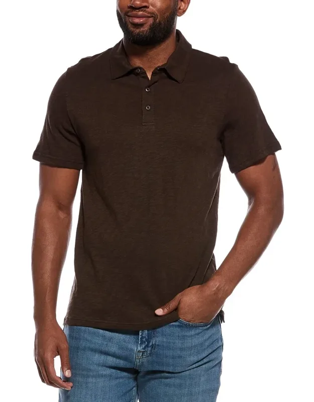 Slub Short Sleeve Polo Shirt