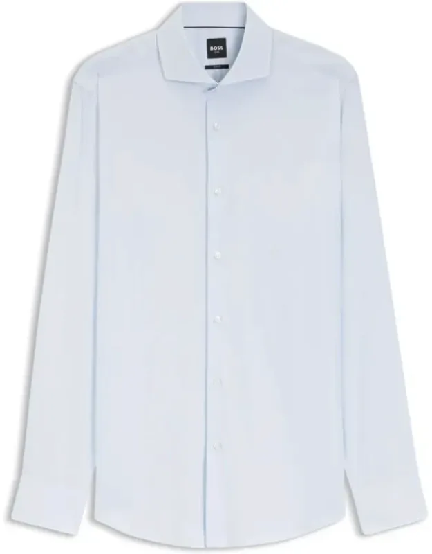 Structured Cotton Blend Shirt