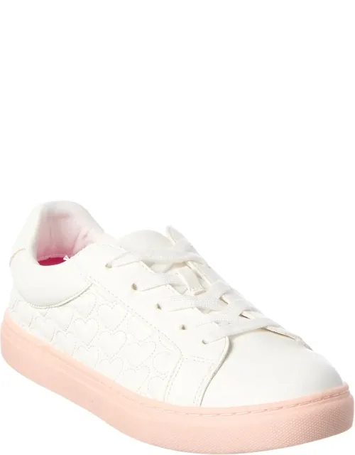 Miss Ari Hearts Leather Sneakers