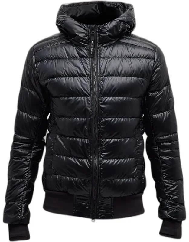 Crofton Hooded Down Bomber Jacket