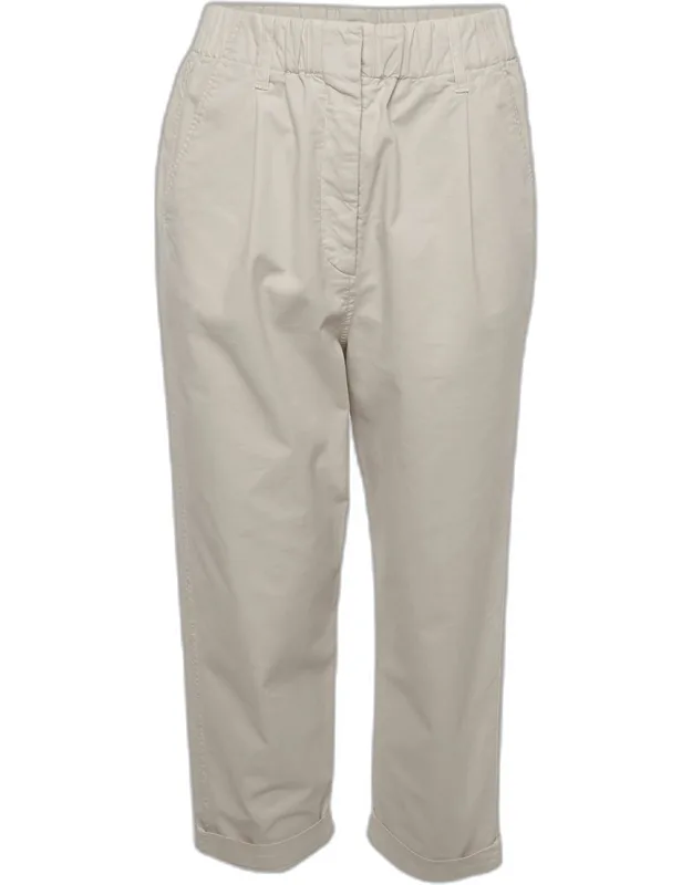 Cropped Chino Trousers