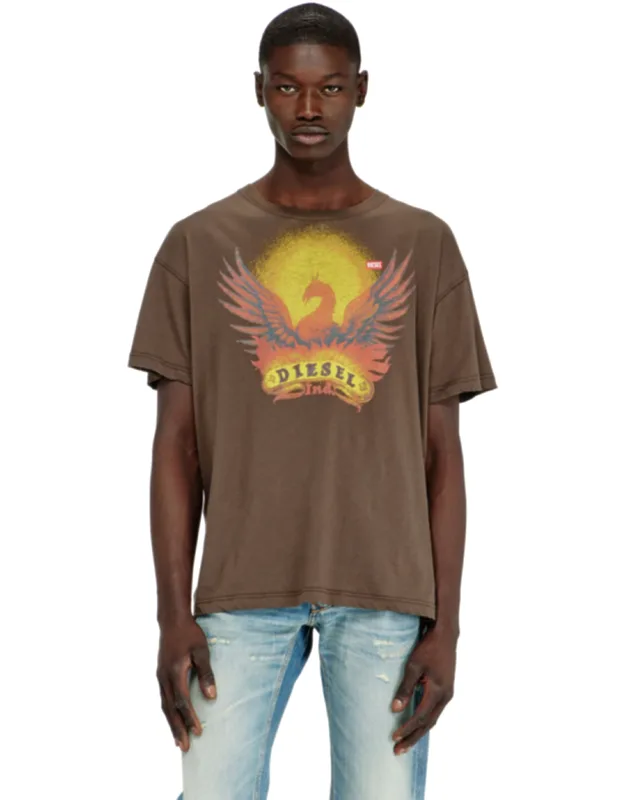 Regular T-shirt With Phoenix Print