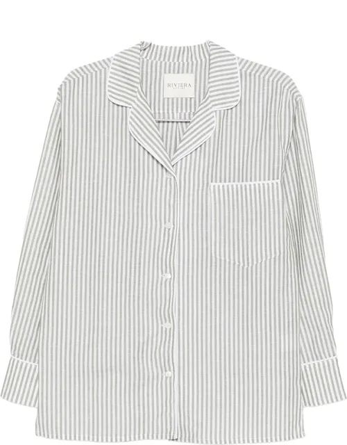 Striped-print Shirt