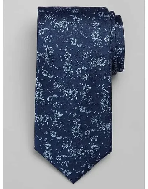 Ashmore Floral Tie - Smooth Silk-blend Fabric, Intricately Woven Pattern