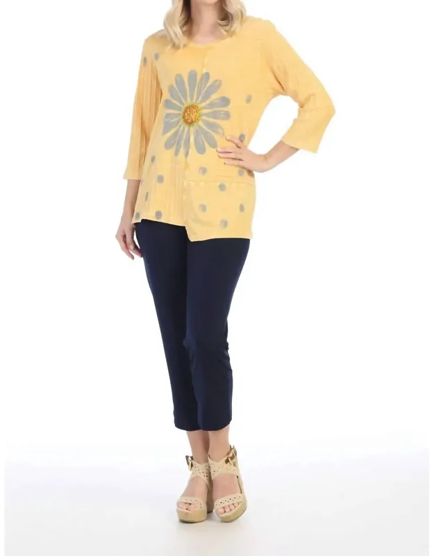 Happy Days Mineral Washed Ribbed Tunic Top