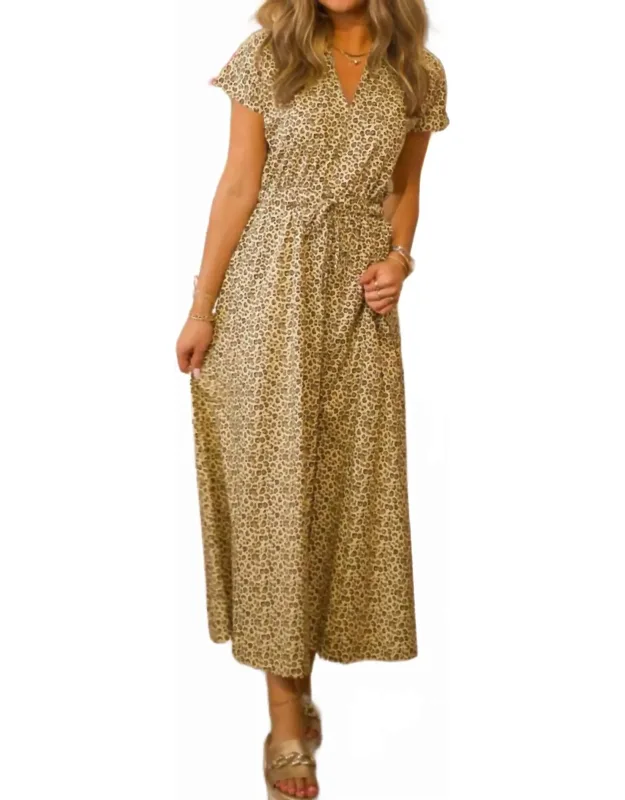 Open Back Maxi Dress
