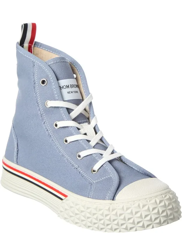 High-top Canvas Sneakers