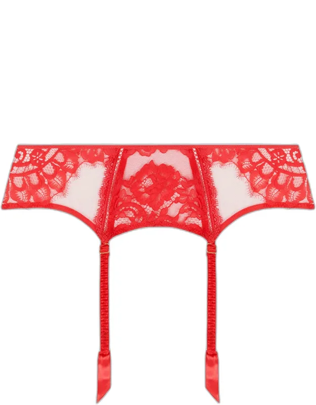 Desirs De Venise Lace Suspender Belt
