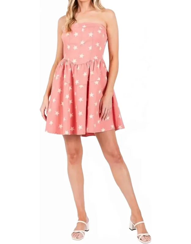 Starlight Denim Mini Dress
