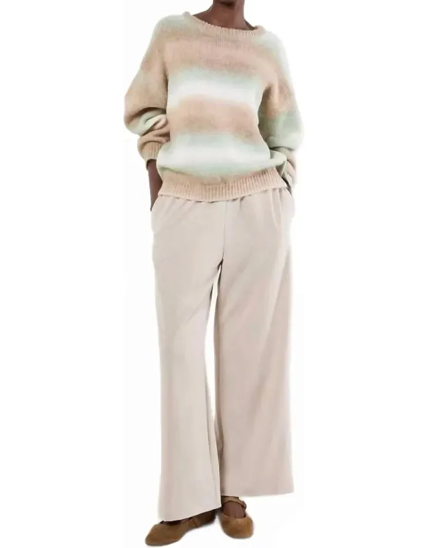 Space Dye Stripe Sweater