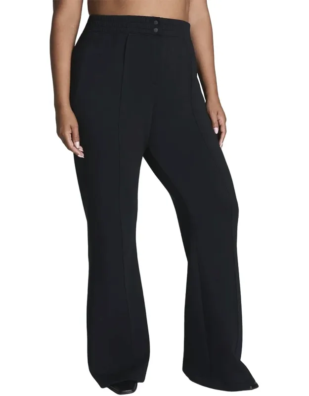 Brushed Flare Leg Pants