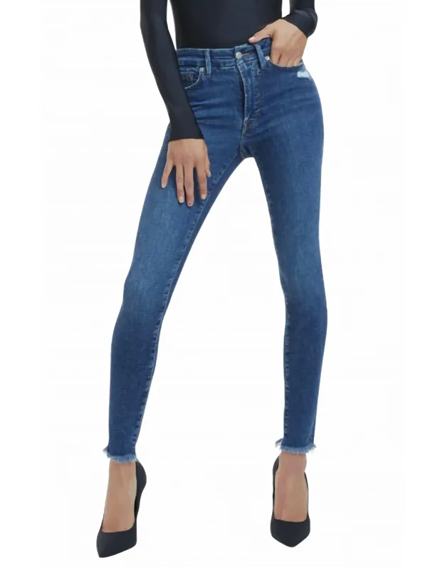 Raw Hem Skinny Legs Jeans