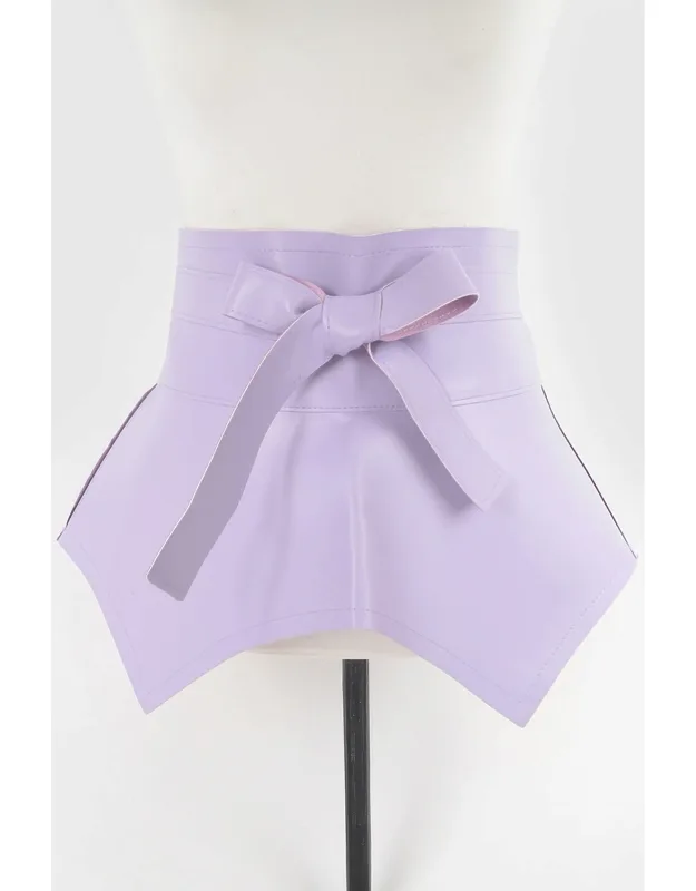 Faux Leather Skirt