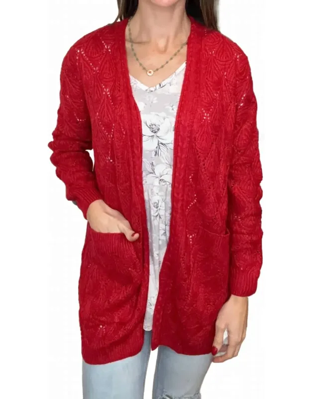 Open Knit Cardigan
