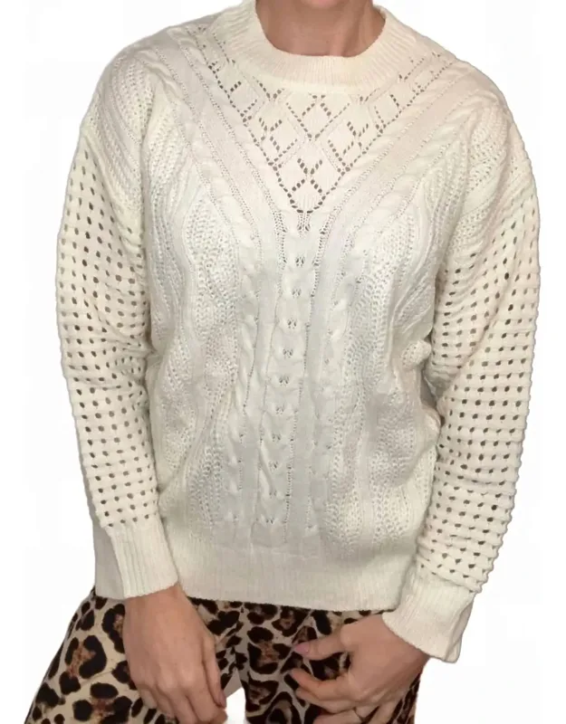 Jasmine Open Knit Sweater
