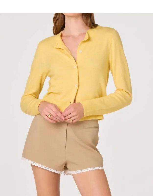 Classic Button Front Cardigan