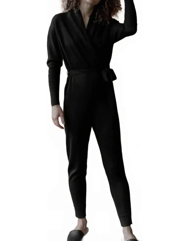 Wrap Neck Jumpsuit