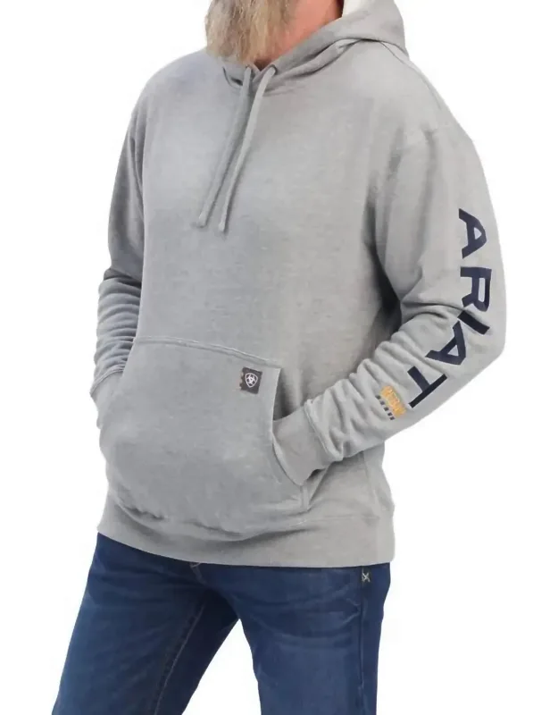 Rebar Sleeve Logo Hoodie