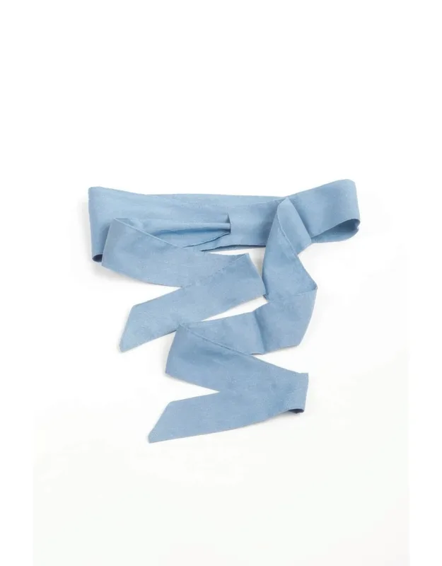 Denim Ribbon Belt