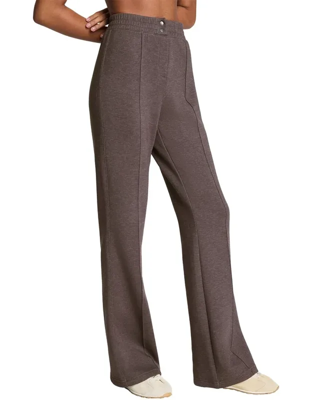 Brushed Flare Leg Pants