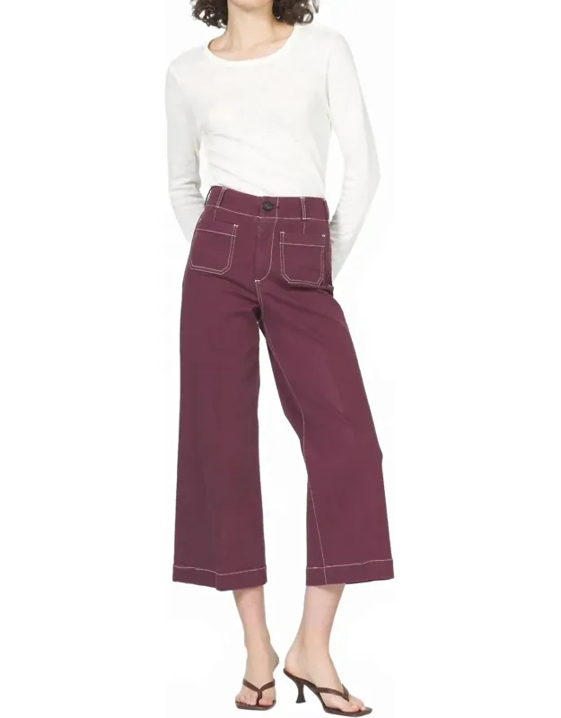 Audrey High Rise Crop Jeans