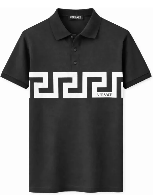 Short Sleeve Cotton Polo Shirt