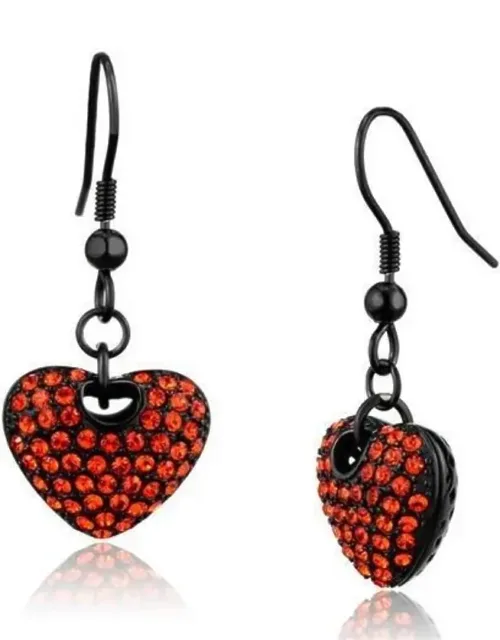 Stainless Steel Earrings With Top Grade Crystal