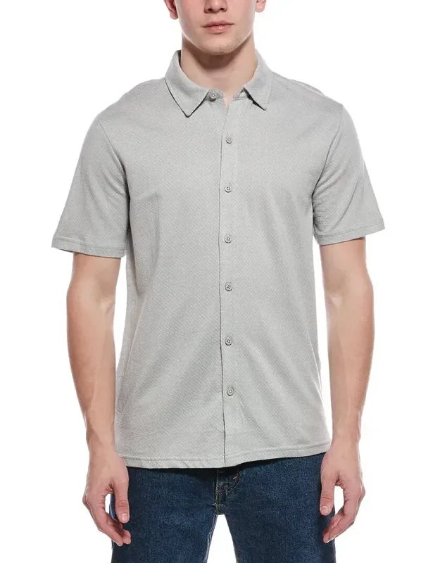 Neat Coatfront Knit Shirt