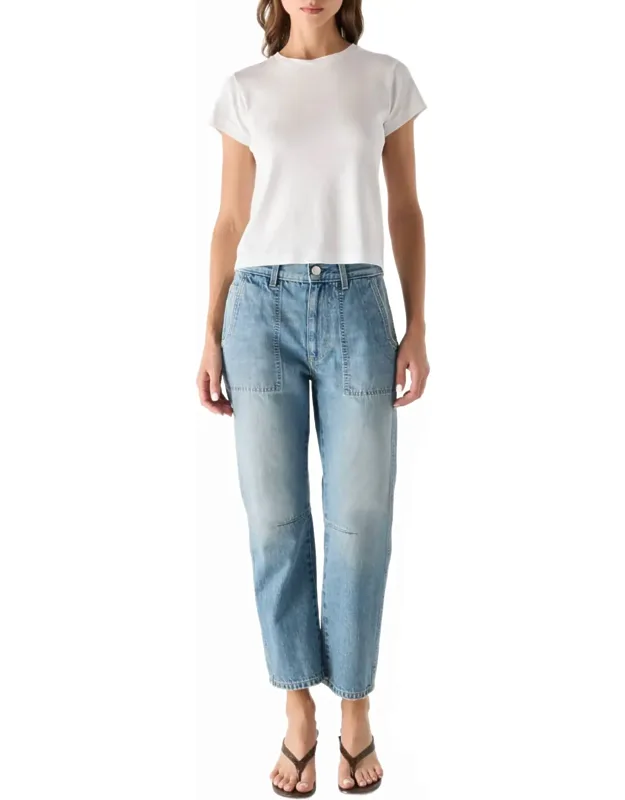 High Rise Cropped Jeans
