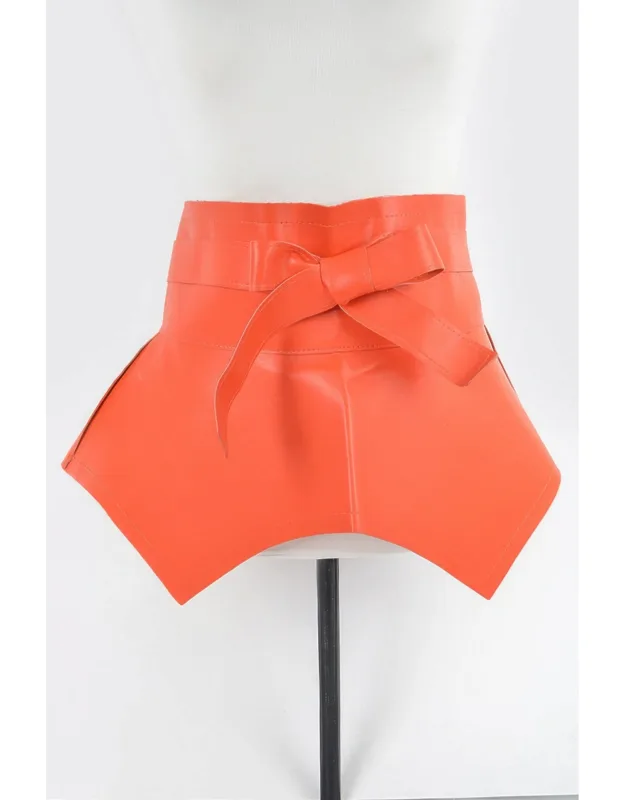 Faux Leather Skirt