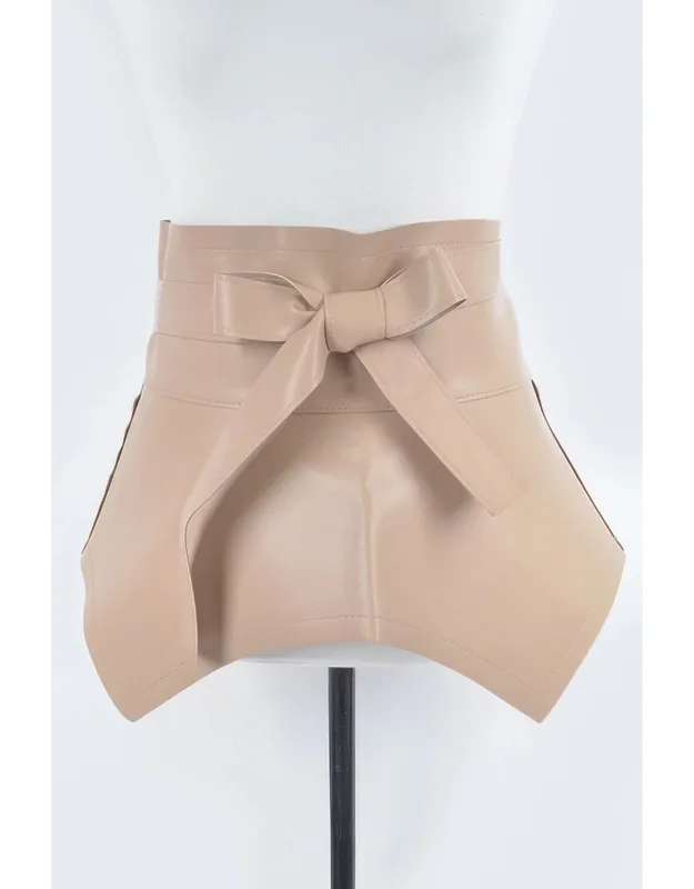 Faux Leather Skirt