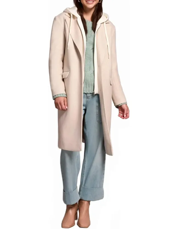 Fooler Hood Trench Coat