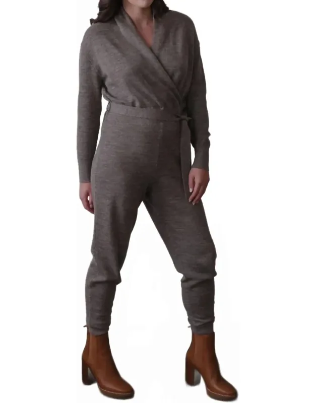 Wrap Neck Jumpsuit