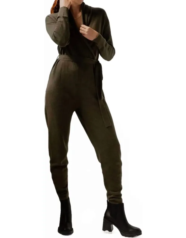 Wrap Neck Jumpsuit