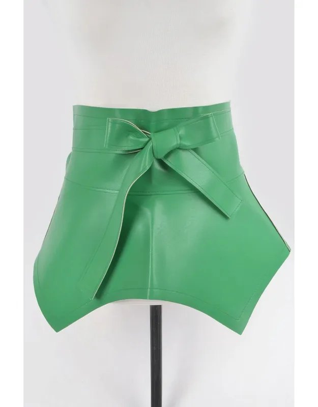 Faux Leather Skirt
