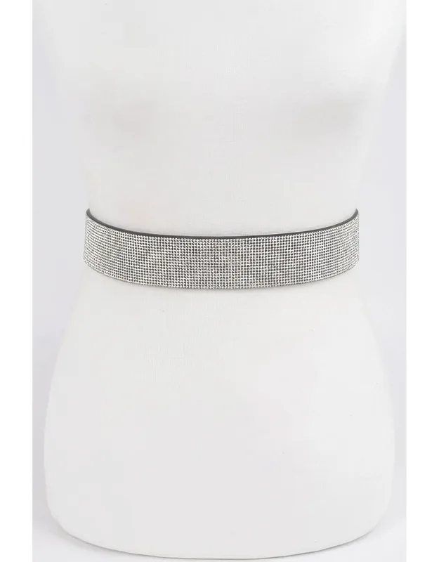 Rhinestone Waist Belt