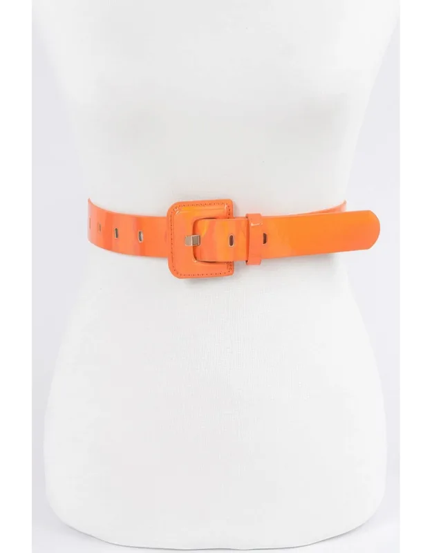 Hologram Metallic Belt