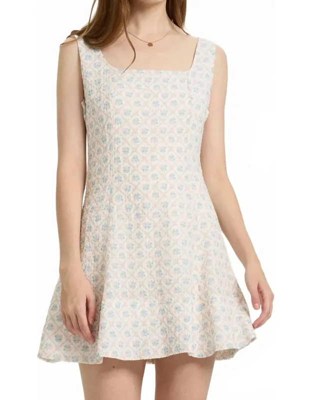 Floral Print Mini Dress