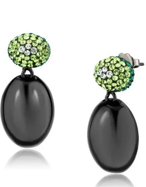 Stainless Steel Earrings With Top Grade Crystal