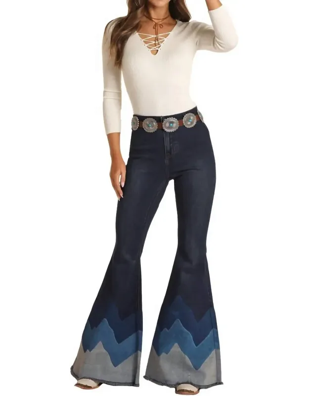 High Rise Bell Bottom Jeans