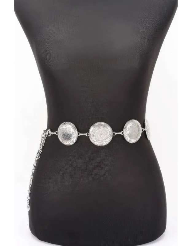 Retro Vintage Metal Chain Waist Belt