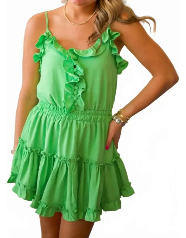Tropicana Ruffle Mini Dress