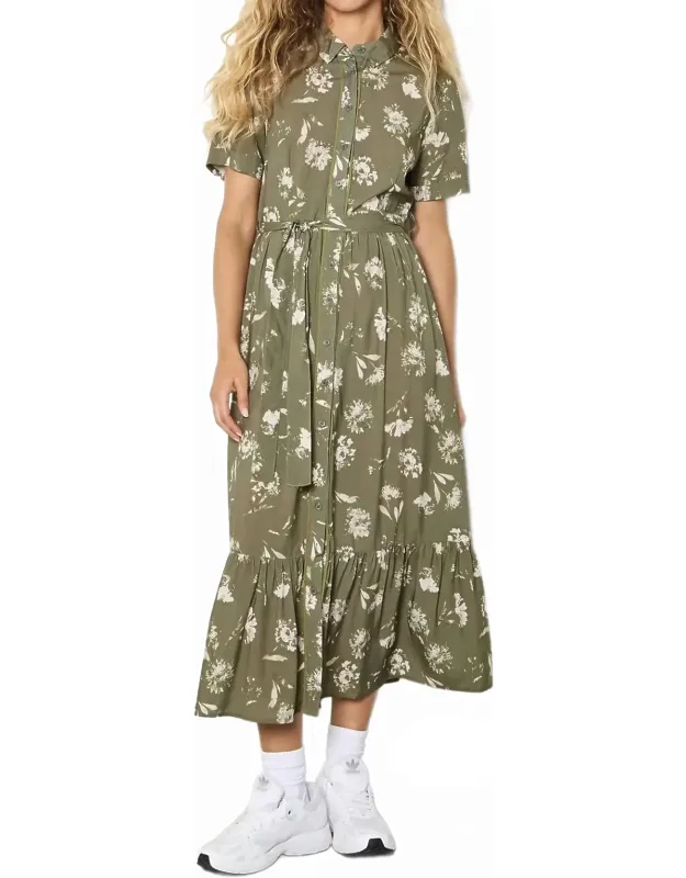 Pressed Daisy Shirt Dress