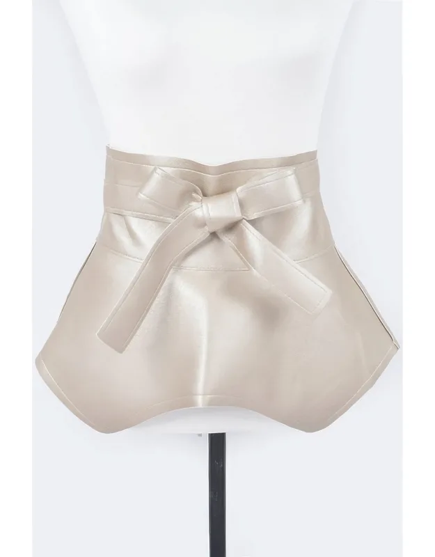 Faux Leather Skirt