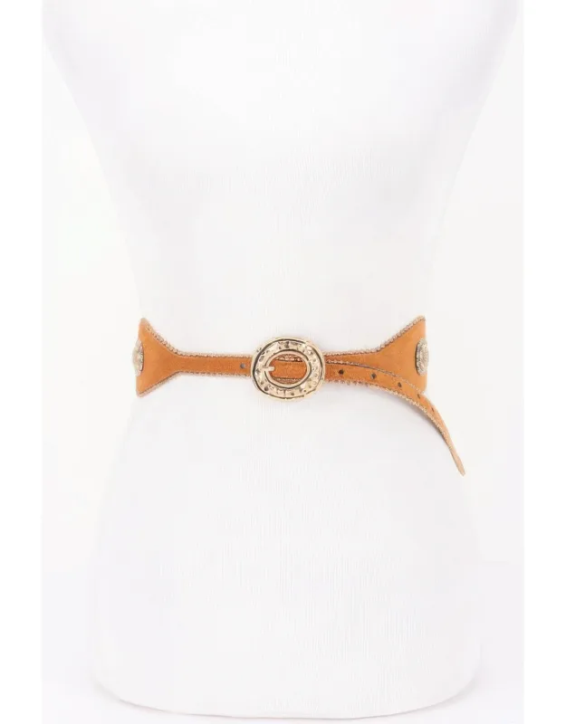 Scalloped Edge Concho Belt