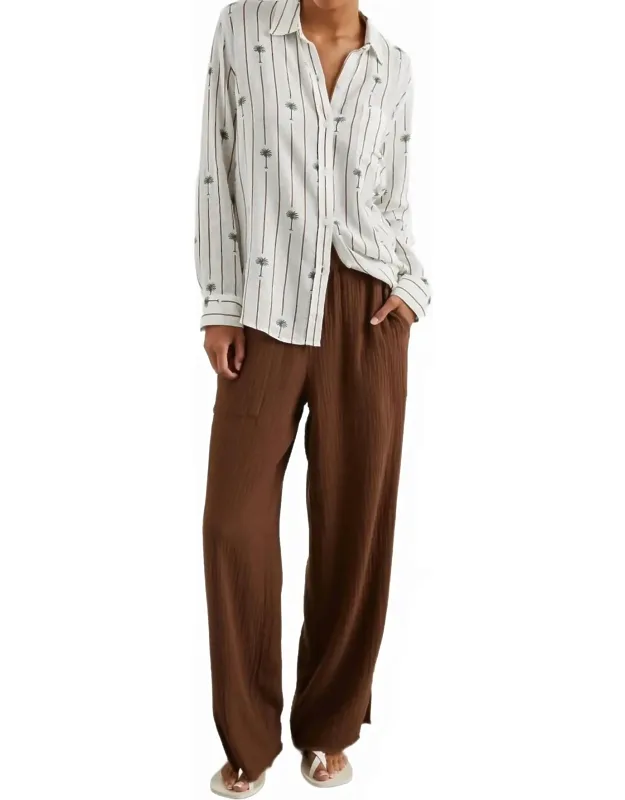 Lightweight Double Gauze Pants
